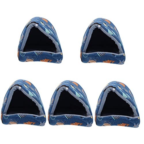 Mipcase 5 Stücke Höhle Nest Bett Für Meerschweinchen Multifunktionale Tier Für Eichhörnchen Chinchilla Hideout von Mipcase