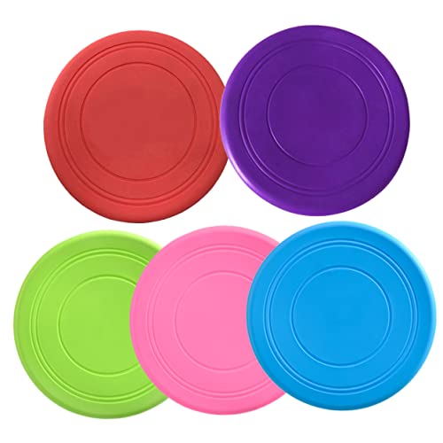 Mipcase Hunde-disc-Spielzeug 5 Stück Wurfplatte Für Den Außenbereich Beißmaterial Interaktives Spielzeug Für Haustiere Zum Trainieren Mipcase Hunde-disc-Spielzeug 5 Stück Wurfplatte Für Den Außenbereich Beißmaterial Interaktives Spielzeug Für Haustiere Zum Trainieren von Mipcase