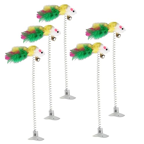Mipcase Katzenspielzeug 5er-Pack Interaktives Feder-plüschmaus-Spielzeug Für Katzen Interaktives Spielzeug Zufälliger Stil Mipcase Katzenspielzeug 5er-Pack Interaktives Feder-plüschmaus-Spielzeug Für Katzen Interaktives Spielzeug Zufälliger Stil von Mipcase