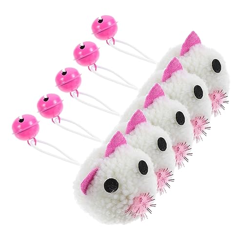 Mipcase 5pcs Katze Spielzeug Plüsch Mäuse Kätzchen Teaser Für Baby Katzen Weiche Indoor Katze Spielzeug Mit Glocke Mipcase 5pcs Katze Spielzeug Plüsch Mäuse Kätzchen Teaser Für Baby Katzen Weiche Indoor Katze Spielzeug Mit Glocke von Mipcase
