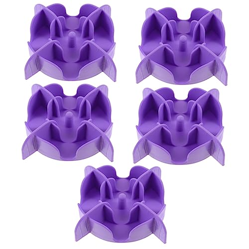 Mipcase 5 Stücke Hund Langsam Feeder Bowl Einsatz für Welpen Leicht Zu Reinigen Starke Mipcase 5 Stücke Hund Langsam Feeder Bowl Einsatz für Welpen Leicht Zu Reinigen Starke von Mipcase
