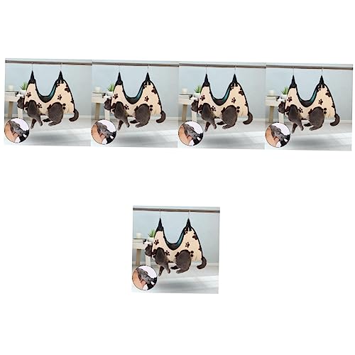 Mipcase 5st Trim-Pflege-hängematte Katzenschlinge Zum Krallenschneiden Katzennagel Assistent Beim Trimmen Von Katzen Rückhaltetasche Badezubehör Für Katzen Stoff Schermaschinen Kosmetik von Mipcase
