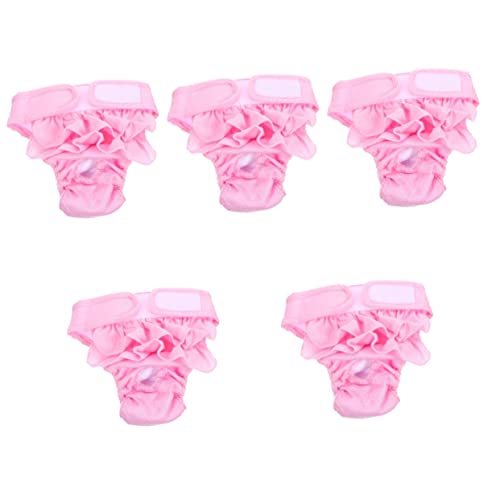 Mipcase 5 Stücke Hund Windel Hose Wiederverwendbare Hose Für Welpen Atmungsaktives Material Für Komfort Mipcase 5 Stücke Hund Windel Hose Wiederverwendbare Hose Für Welpen Atmungsaktives Material Für Komfort von Mipcase