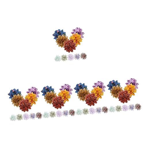 Mipcase 5 Sets Modisches Haustierhalsband Katzen- Und Hundehalsband Bunte Blumen Für Die Fellpflege 10 Stück * 5 von Mipcase