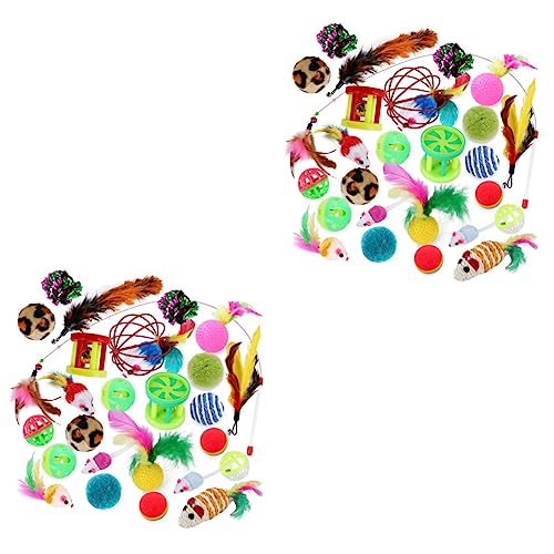 Mipcase 52 STK Kätzchen Glocke Katzenspielzeugbälle Katzenspielzeug-sortiment Quietschende Plüschtiere Interaktives Kätzchenspielzeug Hund Mylar-Crinkle-Kugeln Haustier Vielfalt Mipcase 52 STK Kätzchen Glocke Katzenspielzeugbälle Katzenspielzeug-sortiment Quietschende Plüschtiere Interaktives Kätzchenspielzeug Hund Mylar-Crinkle-Kugeln Haustier Vielfalt von Mipcase