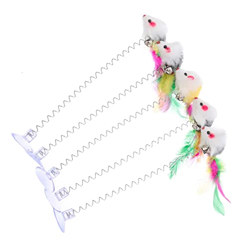 Mipcase 5st Saugnapf Necken Katzen Stick Katzentrainer Zauberstab Katze Mäuse Tiere Spielzeug Chimmy Plüsch Plüsch Interaktiver Teaser Katzenrutenspielzeug Sport Feder Kätzchen Mipcase 5st Saugnapf Necken Katzen Stick Katzentrainer Zauberstab Katze Mäuse Tiere Spielzeug Chimmy Plüsch Plüsch Interaktiver Teaser Katzenrutenspielzeug Sport Feder Kätzchen von Mipcase