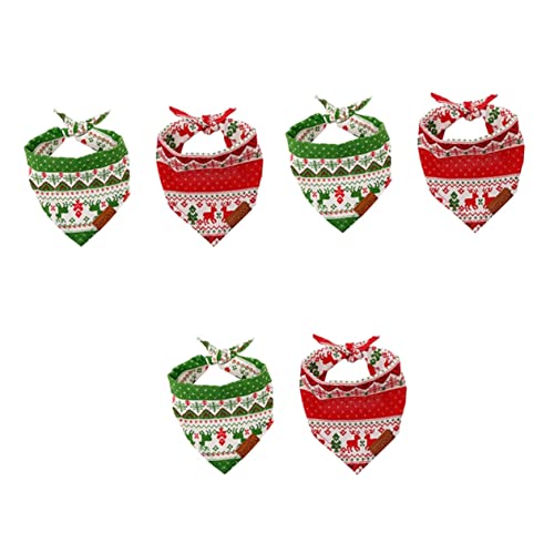 Mipcase 6 Weihnachtshaustierschal Kürbis-haustierschal Haustier-Halstuch Weihnachtskostüm Kariertes Bandana Welpen-Bandanas -hundelätzchen Mipcase 6 Weihnachtshaustierschal Kürbis-haustierschal Haustier-Halstuch Weihnachtskostüm Kariertes Bandana Welpen-Bandanas -hundelätzchen von Mipcase