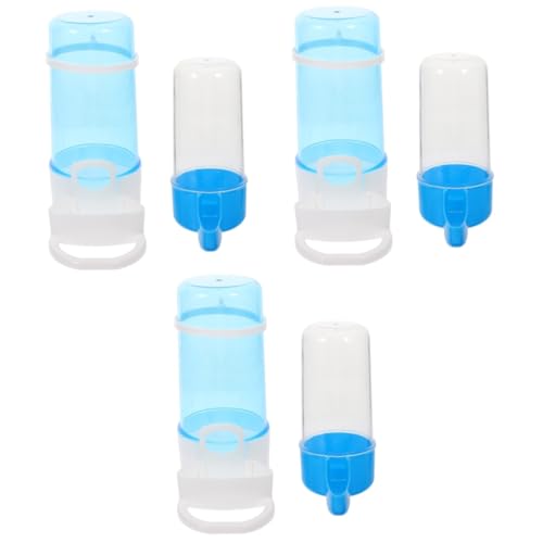 Mipcase 3er-Set Automatischer Wasserspender-Set Für Geflügel Hühnertränke Vogelfutterspender Wassernapf Robustes Material Einfach Zu Verwenden 2 Stück X 3 von Mipcase