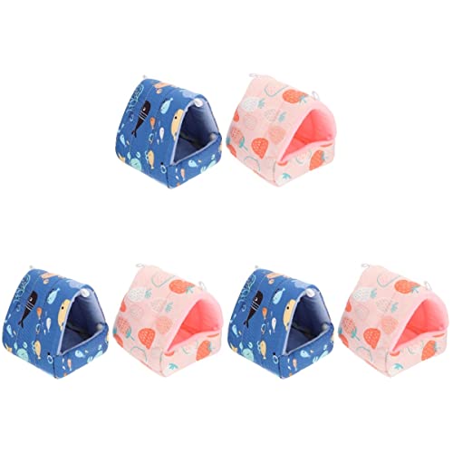 Mipcase 3sets Eichhörnchen Bett Für Hamster Tier Nest Komfortable Baumwolle Für 2 Stücke * 3 von Mipcase
