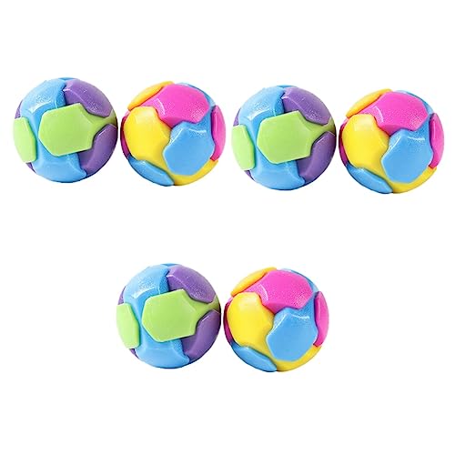 Mipcase 6 STK Backenzaun-Ball Für Haustiere Spielzeuge Interaktive Gummibälle Kauball Haustierzubehör Bälle Für Hunde Hundebälle Hundespielzeug Beißball Weiches Gummi TPR Weichkleber von Mipcase