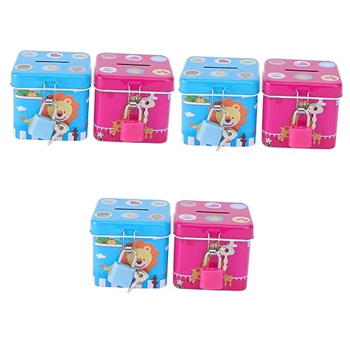 Mipcase 3 Sets Papageien-trainingsspielzeug-Box Interaktives Eisenmaterial Lustiges Übungsspielzeug Papageienspielzeug Heimvögel-Spielzeug Für Bis Mittelgroße Vögel 2 Stück * 3 von Mipcase