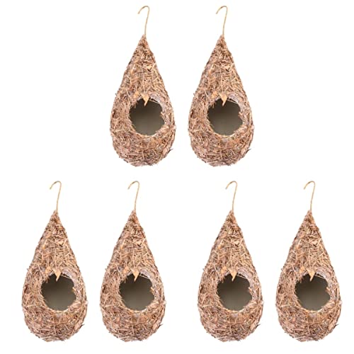 Mipcase 3 Sets Hängender Strohnistkasten Für Finken Sittiche Vögel Nistkasten Im Käfig Vogelbedarf Sicheres Grasmaterial 2 Stück * 3 Mipcase 3 Sets Hängender Strohnistkasten Für Finken Sittiche Vögel Nistkasten Im Käfig Vogelbedarf Sicheres Grasmaterial 2 Stück * 3 von Mipcase