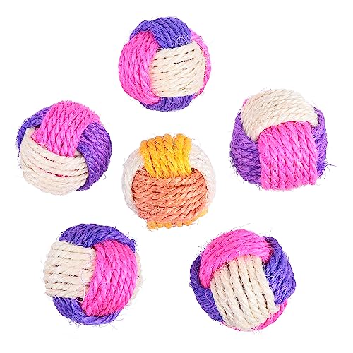 Mipcase 6stücke Katzenspielzeug Bunte Sisal-bälle Für Katzen Interaktives Spielzeug Bewegung Und Beschäftigung Für Kätzchen Und Erwachsene Katzen Farbe Zufällig Mipcase 6stücke Katzenspielzeug Bunte Sisal-bälle Für Katzen Interaktives Spielzeug Bewegung Und Beschäftigung Für Kätzchen Und Erwachsene Katzen Farbe Zufällig von Mipcase