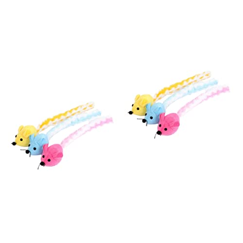 Mipcase 2sets Spielzeug Interaktives Plüsch-katzenspielzeug Für Indoor-Katzen Übung 3pcs * 2 Mipcase 2sets Spielzeug Interaktives Plüsch-katzenspielzeug Für Indoor-Katzen Übung 3pcs * 2 von Mipcase