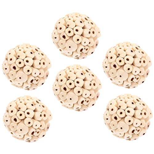 Mipcase 6er-Pack Natürliche Essbare Stofftiere Für Vögel Futtersuche Und Kauen Für Papageien Wellensittiche Haustiere Mipcase 6er-Pack Natürliche Essbare Stofftiere Für Vögel Futtersuche Und Kauen Für Papageien Wellensittiche Haustiere von Mipcase