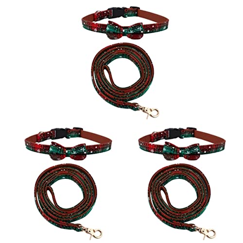 Mipcase 6 Stück Modisches Weihnachts-hundehalsband Haustierhalsband Aus Stoffmaterial Mipcase 6 Stück Modisches Weihnachts-hundehalsband Haustierhalsband Aus Stoffmaterial von Mipcase