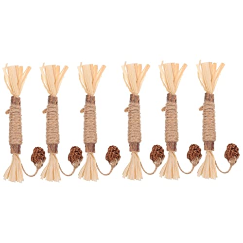 Mipcase 6 STK Maomutianisches Polygonum-Spielzeug Katze Kauen Beißspielzeug Katzen-Teaser-zauberstab Silvervine Sticks Katzenspielzeug Katzenbissstab Polygonum Holz Katze Spielt Mipcase 6 STK Maomutianisches Polygonum-Spielzeug Katze Kauen Beißspielzeug Katzen-Teaser-zauberstab Silvervine Sticks Katzenspielzeug Katzenbissstab Polygonum Holz Katze Spielt von Mipcase