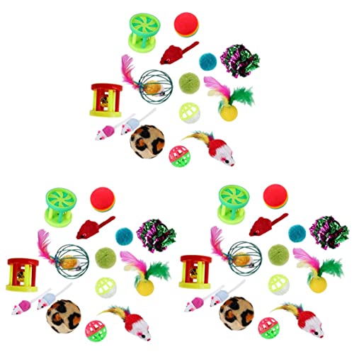Mipcase 3er-Sets Katzenspielzeug Für Hauskatzen Multifunktionales Tret- Und Kratzspielzeug Weiches Material Bequem Für Katzen 24 Stück X 3 Mipcase 3er-Sets Katzenspielzeug Für Hauskatzen Multifunktionales Tret- Und Kratzspielzeug Weiches Material Bequem Für Katzen 24 Stück X 3 von Mipcase