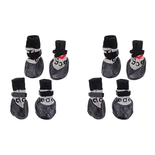 Mipcase 8 STK Haustierschuhe Welpe Socken Haustierstiefel Haustier Socke Hundeschuhe Fußbekleidung Für Hunde Hundesocke Aus Wolle Anti-rutsch-Stiefel Für Hunde Pfote Garn Der Hund Mipcase 8 STK Haustierschuhe Welpe Socken Haustierstiefel Haustier Socke Hundeschuhe Fußbekleidung Für Hunde Hundesocke Aus Wolle Anti-rutsch-Stiefel Für Hunde Pfote Garn Der Hund von Mipcase