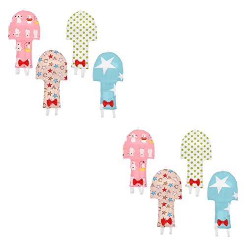Mipcase 2 Sets Where Pet Bird Supplies Windeln Atmungsaktive Baumwollwindeln Für Vögel Kreatives Design Leicht Anzuziehen Waschbar 4 Stück X 2 von Mipcase