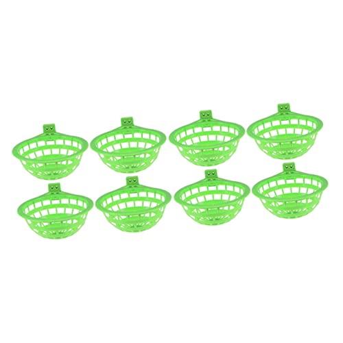 Mipcase 2sets Sicher Waschbar Papageiennest Sittich Nistkasten Vögel Liefert Papagei Wohn Nest Vögel Ruhe Nest 4 Stücke * 2 von Mipcase