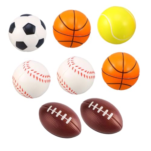 Mipcase 8Stücke Teiliges PU Trainingsball Für Katzen Knautschbare Spielbälle Für Interaktives Training Und Spielspaß Für Kleine Und Mittelgroße von Mipcase