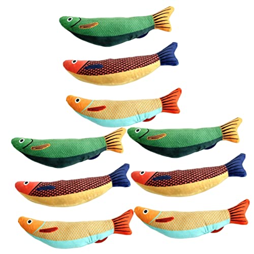 Mipcase 9 STK Katzenspielzeug Kätzchen Beißspielzeug Katzenminze-Spielzeug in Fischform Spielzeug Formen Katzen-Teaser-Spielzeug Fisch Stofftier Baumwolle Plüsch Schmecken Gefüllter Fisch Mipcase 9 STK Katzenspielzeug Kätzchen Beißspielzeug Katzenminze-Spielzeug in Fischform Spielzeug Formen Katzen-Teaser-Spielzeug Fisch Stofftier Baumwolle Plüsch Schmecken Gefüllter Fisch von Mipcase