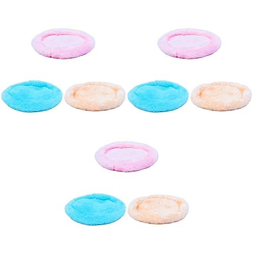 Mipcase 9stücke Hamster Schlafmatte Runde Warme Unterlage Für Hamster Meerschweinchen Ratten Und Andere Kleintiere Zufällige Farbe Kuschelig Und Pflegeleicht Mipcase 9stücke Hamster Schlafmatte Runde Warme Unterlage Für Hamster Meerschweinchen Ratten Und Andere Kleintiere Zufällige Farbe Kuschelig Und Pflegeleicht von Mipcase