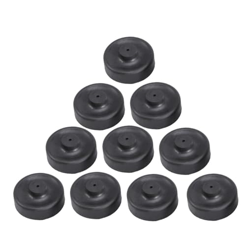 Mipcase Aquarium-Membran-Luftpumpen-Zubehör, Silikon-Fischteich-Sauerstoffpumpe, Ersatzteile für Aquarium-Sauerstoffpumpe, 10 Stück von Mipcase
