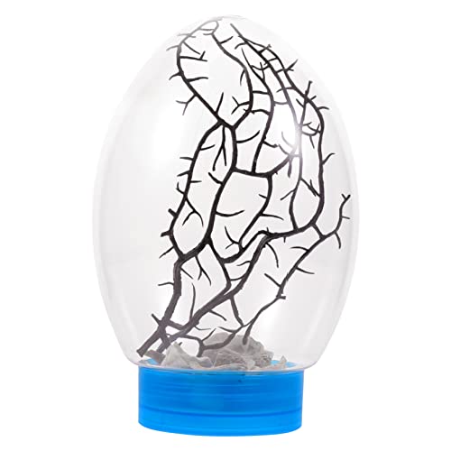 Mipcase Aquarium Mit Led-licht Aquarien-Starter-Kits Mini-ecosphere-Tank Geschlossenes Aquatisches Ökosystem Mini-Aquarium-ökosphäre Biosphäre Ökosystem Rotieren Klein Plastik Pflanze von Mipcase