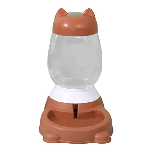 Mipcase Automatischer Trinkbrunnen Automatischer Futterautomat Für Haustiere Automatischer Futterspender Für Katzen Schwerkraft-wasserspender Für Haustiere Kätzchen Pp Futternapf von Mipcase