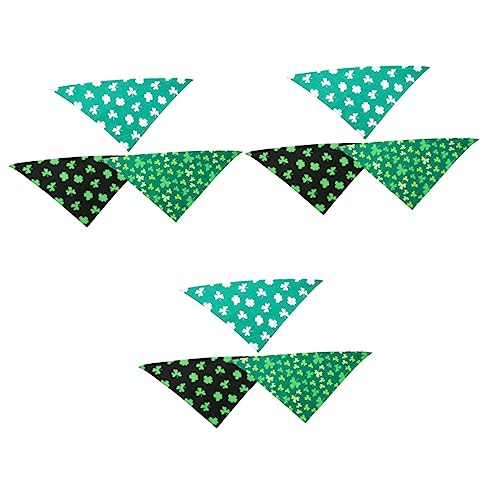 Mipcase 9 STK Hundeschal Baby Halstuch Weihnachtshundehalstuch Urlaub Hundebandana Kleeblatt-hundebandana Speichel Handtuch Haustier-Bandanas Halsband Für Hunde Baumwolle Dreieck Irland Mipcase 9 STK Hundeschal Baby Halstuch Weihnachtshundehalstuch Urlaub Hundebandana Kleeblatt-hundebandana Speichel Handtuch Haustier-Bandanas Halsband Für Hunde Baumwolle Dreieck Irland von Mipcase