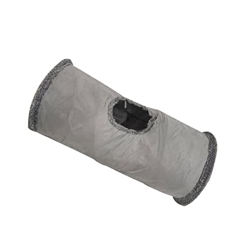 Mipcase Katzenspielzeug Für Hauskatzen Wildleder Stoff Katzennest Tunnelbett Grau Bequem Mipcase Katzenspielzeug Für Hauskatzen Wildleder Stoff Katzennest Tunnelbett Grau Bequem von Mipcase
