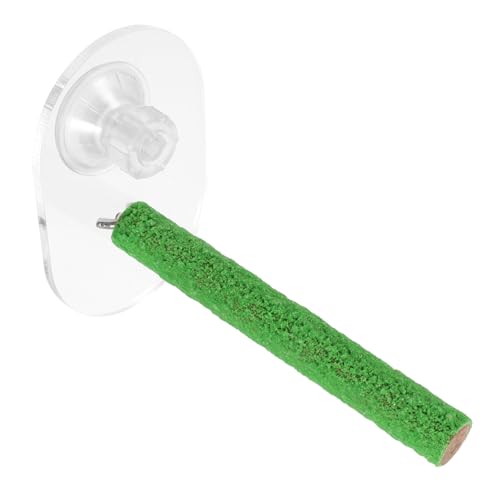 Mipcase Bissfester Vogelständer Mit Saugnapf Stabiler Papageienständer Für Transparenter Mattierter Design Für Wellensittiche Und Nymphensittiche DIY Vogelbarsch Mipcase Bissfester Vogelständer Mit Saugnapf Stabiler Papageienständer Für Transparenter Mattierter Design Für Wellensittiche Und Nymphensittiche DIY Vogelbarsch von Mipcase