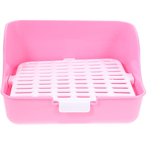 Mipcase XL Katzentoilette Box Für Große Rennmäuse Sand Größerer Müll Chinchillas Schweine Pfanne Meerschweinchen Einstreu Frettchen Toilette von Mipcase