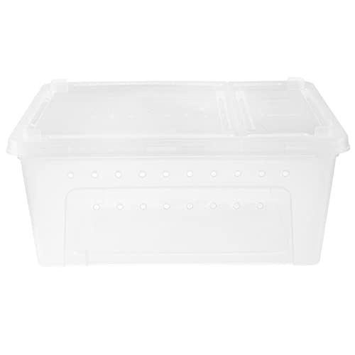 Mipcase Reptilienbox Aus Kunststoff Futtertür Und Luftloch Für Spinnen Skorpione Geckos Schlangen Schildkröten Weiß Mipcase Reptilienbox Aus Kunststoff Futtertür Und Luftloch Für Spinnen Skorpione Geckos Schlangen Schildkröten Weiß von Mipcase