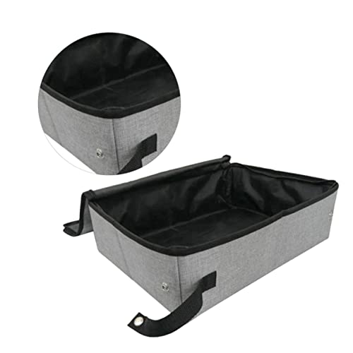 Mipcase Kasten Tragbare Katzentoilette Zusammenklappbare Katzentoilette Katzenbedarf Katzentoilette Tragbar Einstreubecken Katzenbecken Katze Schlafsack Hundetoilette Faltbar Reisen von Mipcase