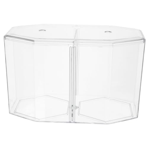 Mipcase Kasten Achteckiges Aquarium Oktopus-Tank Klares Aufzuchtbecken Fischzuchtbecken Goldene Aquarien Kleines Aquarium Transparentes Aquarium Abdeckungen Für Babywagen Acryl Mini Vase von Mipcase