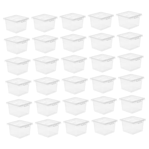 Mipcase 100 Stück Kartons Futterbox Für Haustiere Tierhalter Aus Plastik Kunststoff-Terrarium Reptilienboden Futterkäfig Für Reptilien Reptilienkäfig Pp Inkubationsbox Schildkröte von Mipcase
