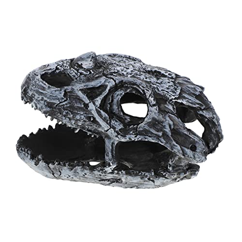 Mipcase Innovative Aquarium-Dekoration Dinosaurier-schädel Harz-Ornament Aquarium-versteck Für Garnelenfische Mipcase Innovative Aquarium-Dekoration Dinosaurier-schädel Harz-Ornament Aquarium-versteck Für Garnelenfische von Mipcase