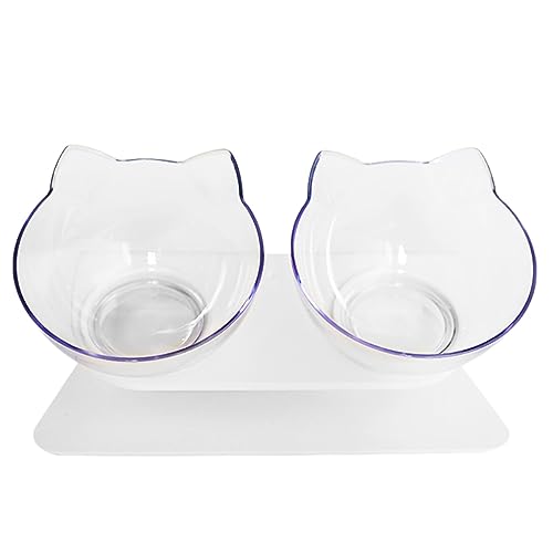 Mipcase Doppelnapf Für Haustiere Geneigte Näpfe Futternapf Aus Edelstahl Leicht Zu Reinigen Weiß Mipcase Doppelnapf Für Haustiere Geneigte Näpfe Futternapf Aus Edelstahl Leicht Zu Reinigen Weiß von Mipcase