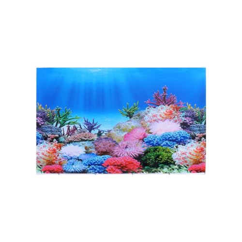 Mipcase Doppelseitiger Aquarium-Hintergrund: Aquarium-Hintergrund 3D-Aquarium-Hintergrund Aquarium-Hintergrund Dekorative Bilder Terrarium-Hintergründe von Mipcase