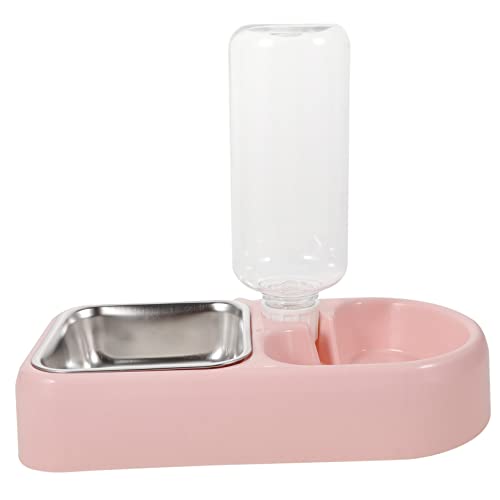 Mipcase Doppelschüssel Futternapf Für Haustiere Wasserspender Für Hunde Und Welpen Trinkwerkzeug Einzigartiges Design Sicher von Mipcase