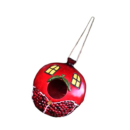 Mipcase Einzigartige Granatapfel Aussehen Vogel Nest Harz Handwerk Outdoor Hängen Vogelhaus Rot Einfach Zu Mipcase Einzigartige Granatapfel Aussehen Vogel Nest Harz Handwerk Outdoor Hängen Vogelhaus Rot Einfach Zu von Mipcase