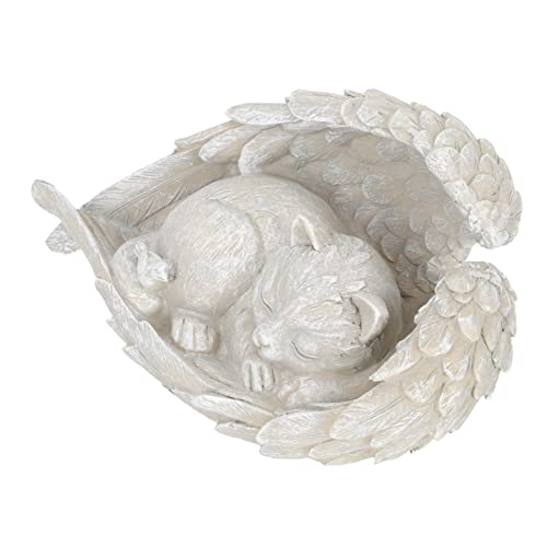 Mipcase Grabsteine für Haustiere grabstein für Katzen katzenangel Tierstatue Katzenfigur Denkmal Haustierurnen Engel-Katze-Ornament Gartensteine zum Gedenken an Katzen Harz Light Grey Mipcase Grabsteine für Haustiere grabstein für Katzen katzenangel Tierstatue Katzenfigur Denkmal Haustierurnen Engel-Katze-Ornament Gartensteine zum Gedenken an Katzen Harz Light Grey von Mipcase