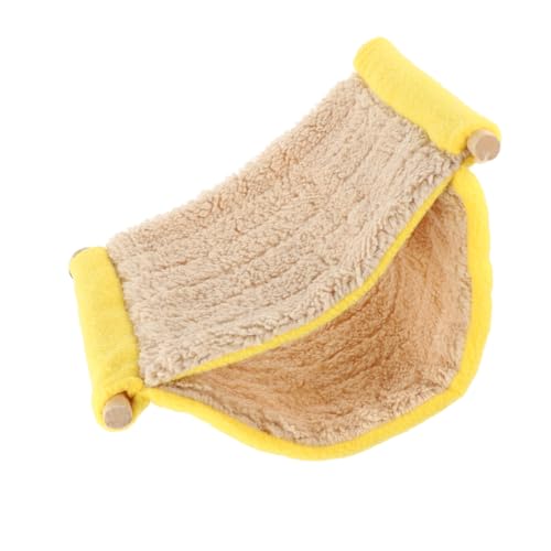 Mipcase Hängematte Schlafnest Hamsterschwung Frettchen zubehör Haustierhängematte für Käfig Vogelzubehör Vogelhängematte für Käfig Vogelnest -Hängematte Rattenbett Vögel Nest Flanell Gelb Mipcase Hängematte Schlafnest Hamsterschwung Frettchen zubehör Haustierhängematte für Käfig Vogelzubehör Vogelhängematte für Käfig Vogelnest -Hängematte Rattenbett Vögel Nest Flanell Gelb von Mipcase
