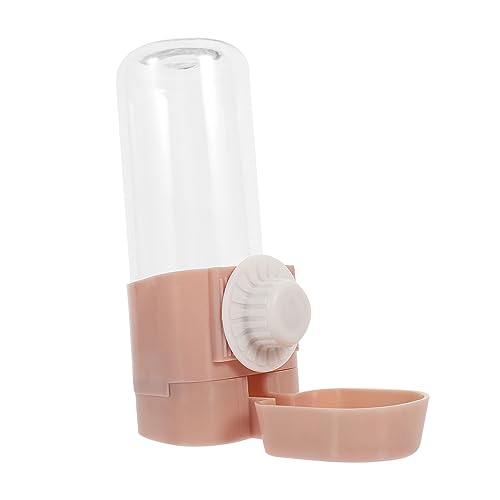 Mipcase Hängende Käfigtränke Spender Flasche Hundekäfig Wassernapf Tiere Wasserhahn Züchten Haustier Hundewasserschale Sprinkler Hundebrunnen Wassernapf Verschütten Hundefutter Rosa Pp von Mipcase