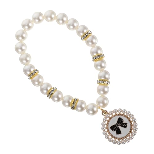 Mipcase Halskette mit Haustierperlen Hundehalsband Halsband mit Perlenkette für Hunde Blütenblattkragen zartes Haustierhalsband Hundeschleifen für Mädchen Abs Weiß Mipcase Halskette mit Haustierperlen Hundehalsband Halsband mit Perlenkette für Hunde Blütenblattkragen zartes Haustierhalsband Hundeschleifen für Mädchen Abs Weiß von Mipcase