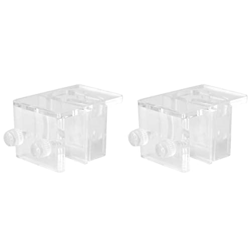 Mipcase 2 Stücke Acryl Fisch Tank Wasser Klemme Befestigt Clip Schlauch Einfach Installieren Keine Mipcase 2 Stücke Acryl Fisch Tank Wasser Klemme Befestigt Clip Schlauch Einfach Installieren Keine von Mipcase