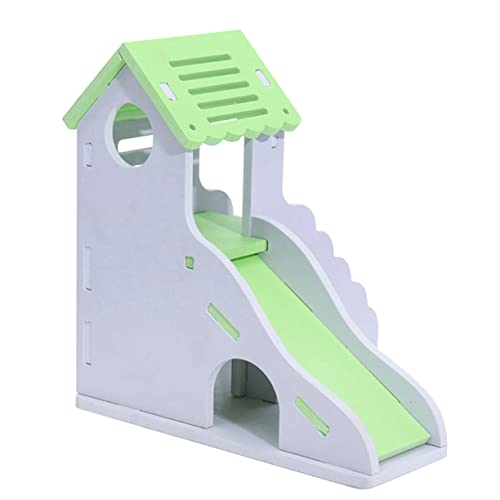 Mipcase Tier Hamster Dh Spielzeug Grün Hamster Nest Haustier Spielhaus Beweglicher Hamster Lebensraum Schlafbett von Mipcase